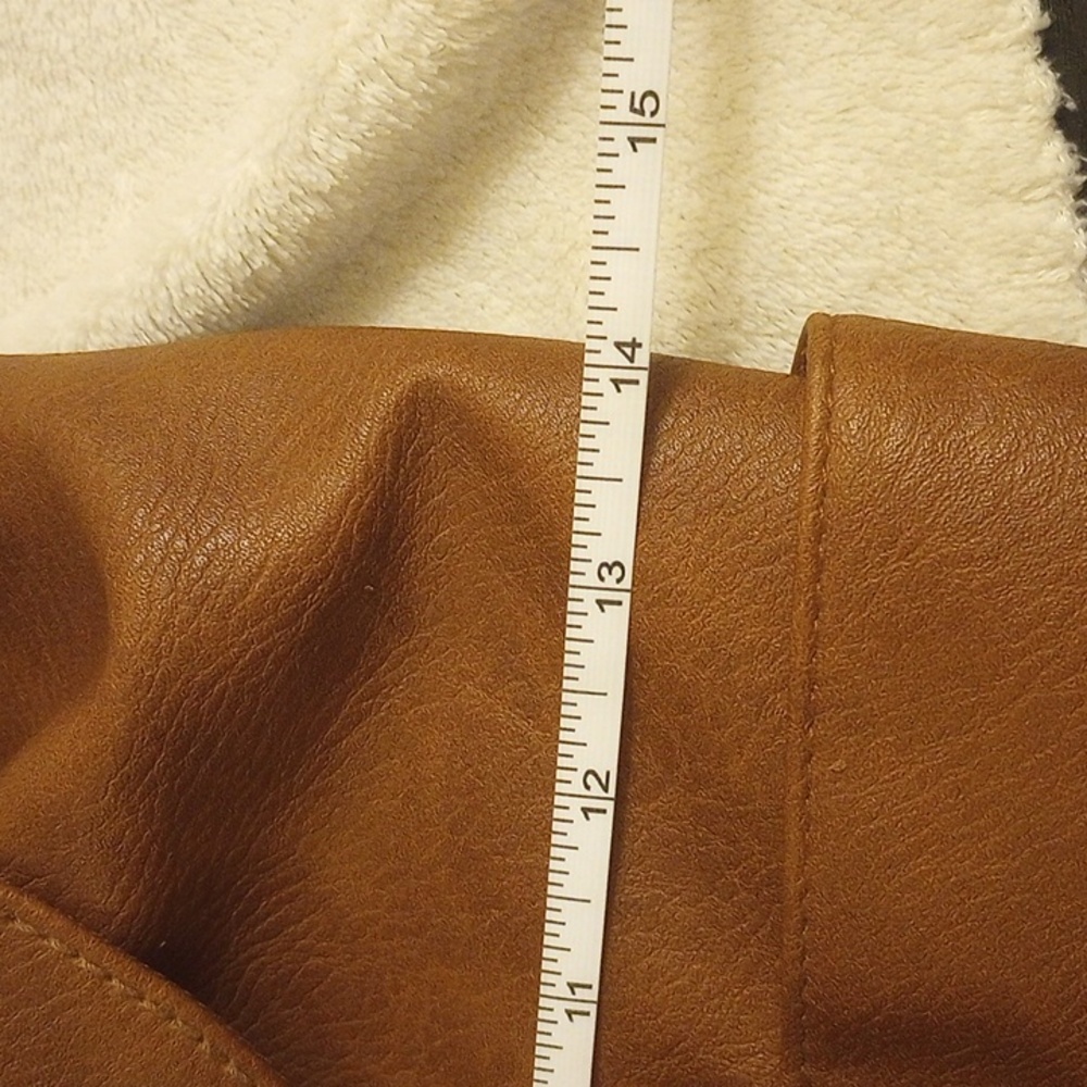 Universal Thread Brown Leather Backpack - image 5